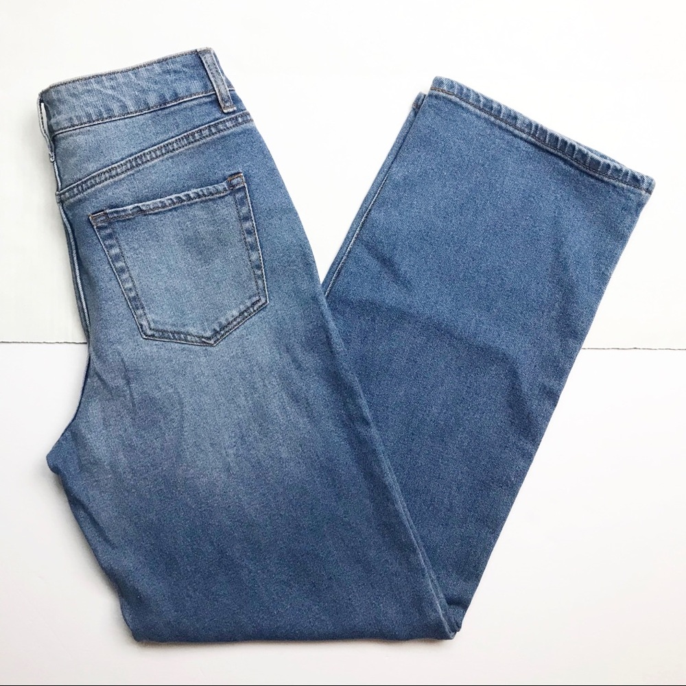 Wild Fable High rise Wide Leg mom medium wash jean